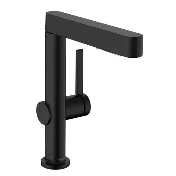 “Finoris Waschtischarmatur 230 mit EcoSmart, schwarz-matt”